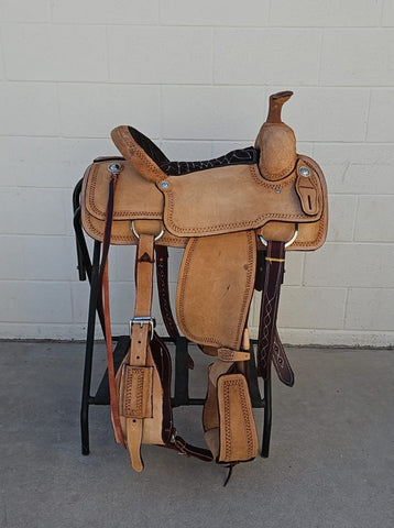 #553 15.5" Corriente Roping Saddle