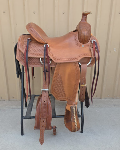 #1488 15.5" Corriente Association Ranch Saddle