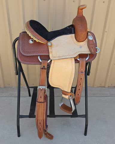 #1540 13" Corriente Youth Kids Roping Saddle