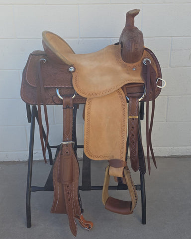 #1556 15.5" Corriente Association Ranch Saddle