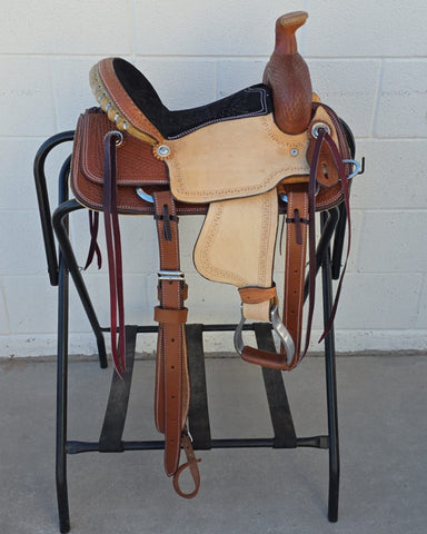 #1558 12" Corriente Youth Kids Roping Saddle