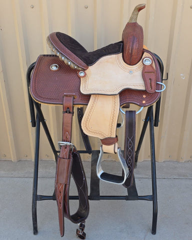 #1571 12" Corriente Barrel Saddle