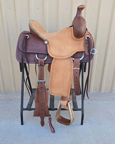 #1577 14.5" Corriente Association Ranch Saddle