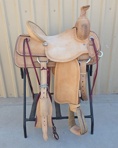 #1579 15.5" Corriente Association Ranch Saddle
