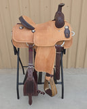 #1712 14" Corriente Team Roping Saddle