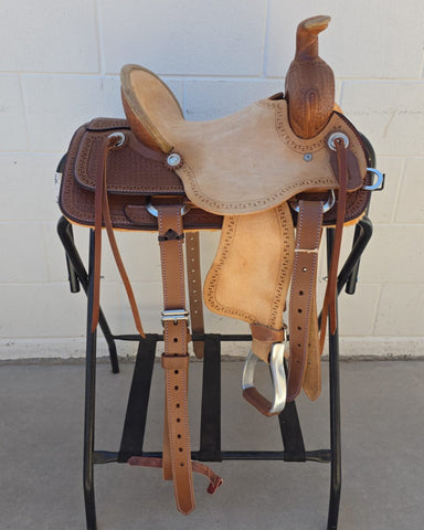 #1980 12" Corriente Youth Association Buckaroo Saddle