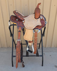 #1736 12.5" Corriente  Strip Down Barrel Saddle