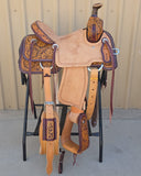 #1763 14" Corriente Association Ranch Saddle