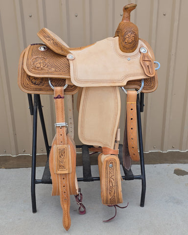 #1794 15" Corriente Team Roping Saddle
