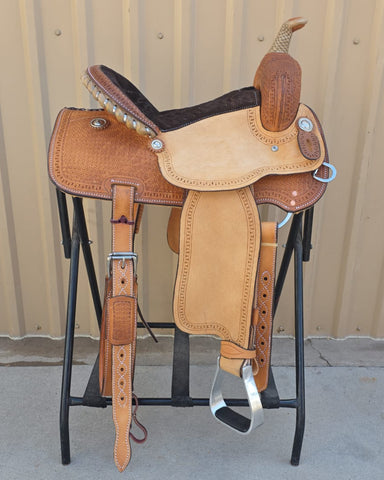 #1797  14.5" Corriente Barrel Saddle