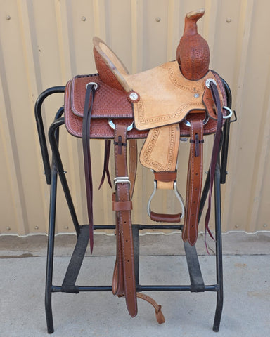 #1798 10" Corriente Youth Association Buckaroo Saddle