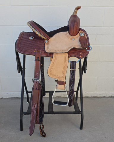 #1920 12.5" Corriente Barrel Saddle