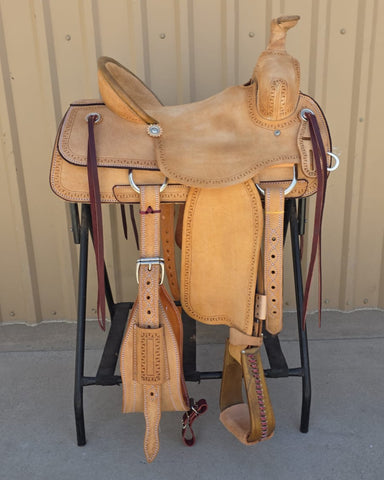 #1820 15.5" Corriente Association Ranch Saddle