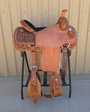 #1824 15" Corriente Team Roping Saddle