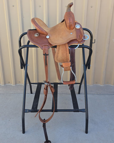 #1860 10" Corriente Youth Kids Strip Down Barrel Saddle
