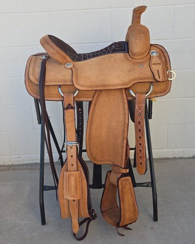 #1910 16" Corriente Roping Saddle