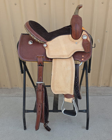 #1921 13.5" Corriente Barrel Saddle