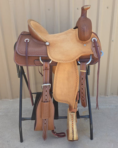 #1925 15" Corriente Association Ranch Saddle
