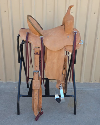 #1949 14.5" Corriente High Profile Strip Down Barrel Saddle