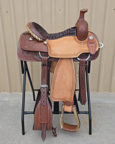 #1937 15" Corriente Team Roping Saddle