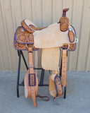 #2008 16" Corriente Team Roping Saddle