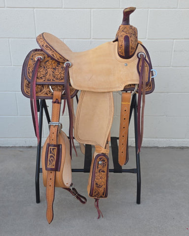 #2027 16" Corriente Association Ranch Saddle