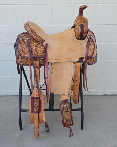 #2030 15.5" Corriente Association Ranch Saddle