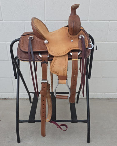 #2090 10" Corriente Youth Association Buckaroo Saddle
