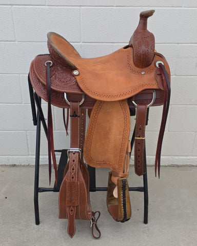 #2093 16" Corriente Association Ranch Saddle