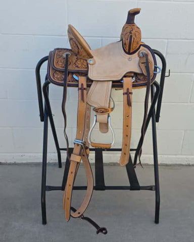 #2098 10" Corriente Youth Buckaroo Association Saddle