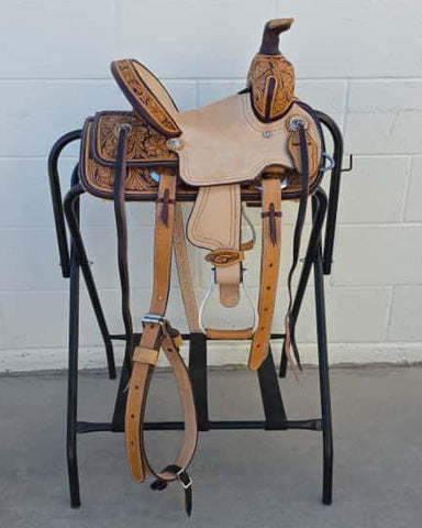 #2099 10" Corriente Youth Buckaroo Association Saddle
