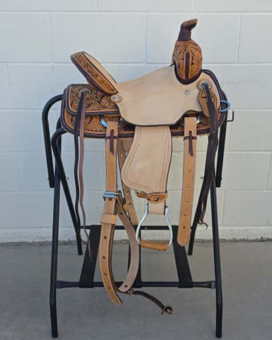 #2097 12" Corriente Youth Buckaroo Association Saddle