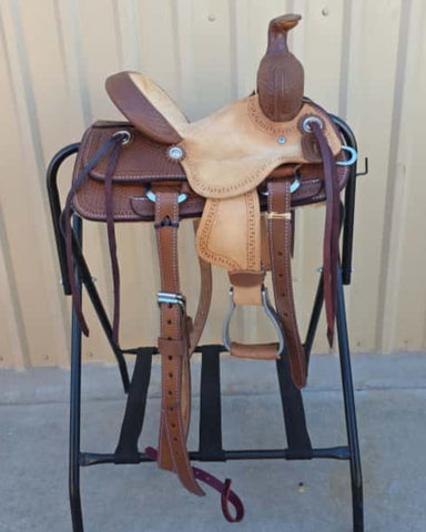#2128 10" Corriente Youth Association Buckaroo Saddle