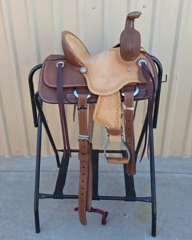 #2129 10" Corriente Youth Association Buckaroo Saddle