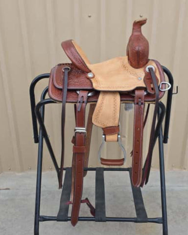 #2155 10" Corriente Youth Association Buckaroo Saddle