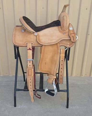 #2174 15" Corriente Barrel Saddle