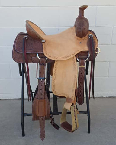 #2169 16" Corriente Association Ranch Saddle