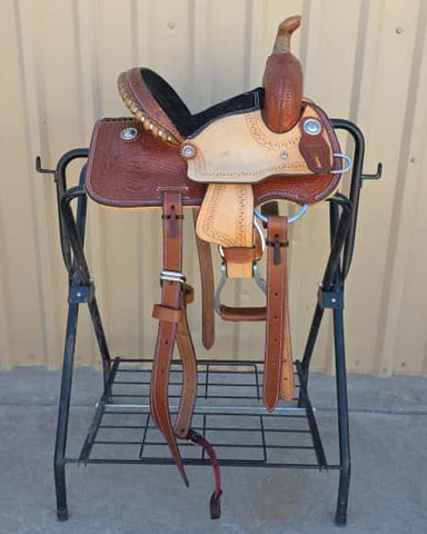 #2199 10" Corriente Youth Kids Barrel Saddle