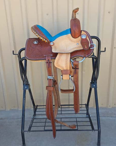 #2200 10" Corriente Youth Kids Barrel Saddle