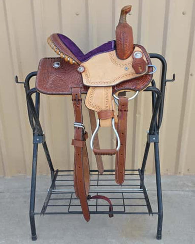 #2201 10" Corriente Youth Kids Barrel Saddle