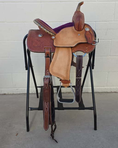 #2202 12" Corriente Barrel Saddle