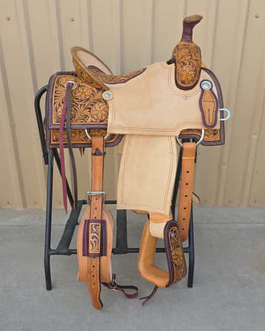#2205 14.5" Corriente Team Roping Saddle