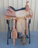 #2242 15" Corriente Team Roping Saddle