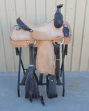 #2252 15" Corriente Team Roping Saddle