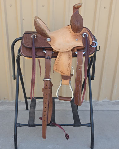 #2290 10" Corriente Youth Association Buckaroo Saddle