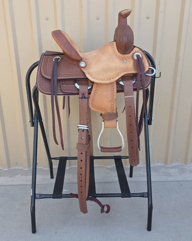 #2291 10" Corriente Youth Association Buckaroo Saddle