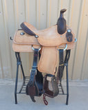 #2301 14" Corriente Team Roping Saddle