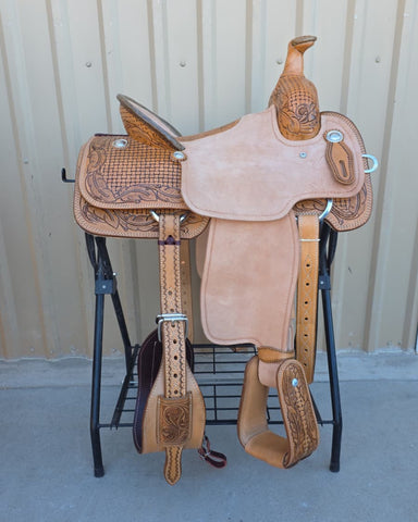 #2334 14.5" Corriente Team Roping Saddle