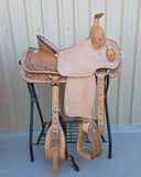 #2335 15" Corriente Team Roping Saddle
