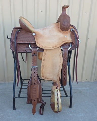 #2385 15.5" Corriente Association Ranch Saddle